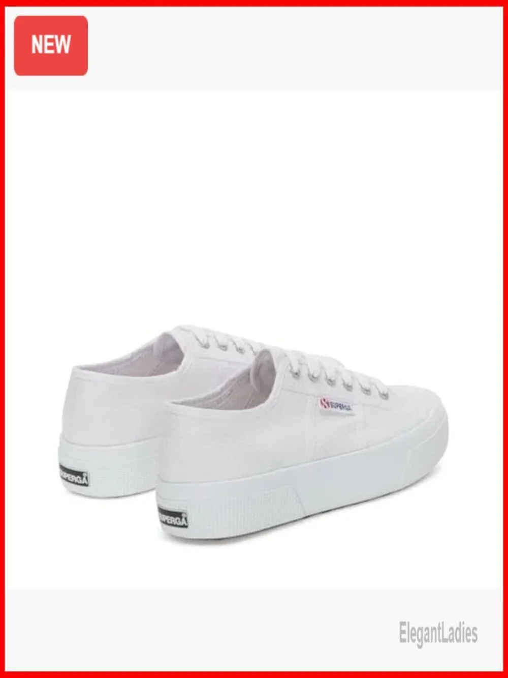 Platform Sneakers in Cotton Canvas with Vulcanized Rubber Sole